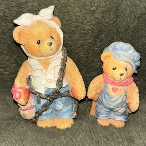 Cherished Teddies Figurines Set of 2 Jacob Bearly, Tiny Ted-Bear